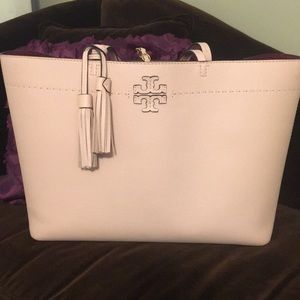 Tory Burch leather McGraw tote